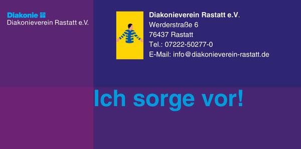Ich sorge vor!